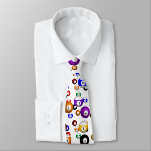 Pool-Bälle (Billard-Bruch) Krawatte