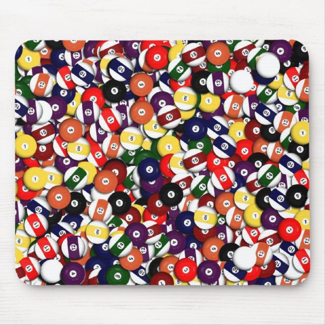 Pool Balls Mousepad (Vorne)