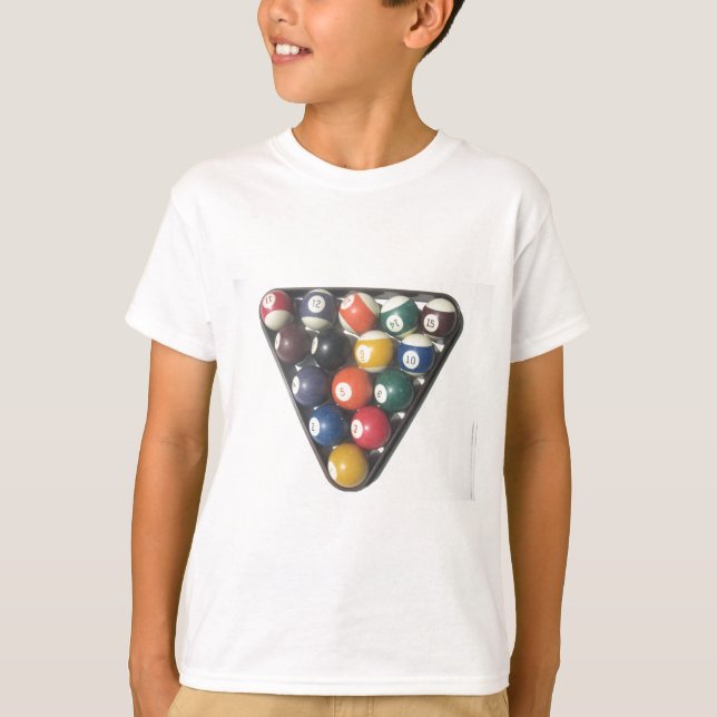 Pool Balls T-Shirt (Vorderseite)