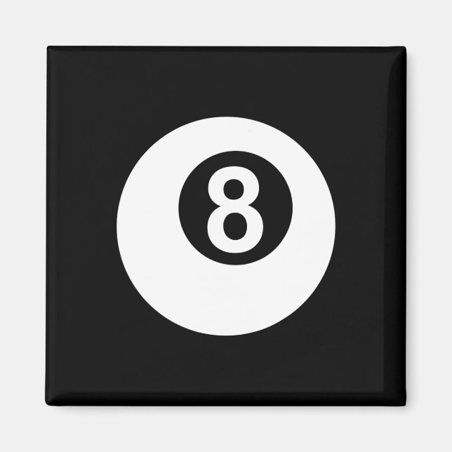 Pool Billard 8 ll Magnet (Vorne)
