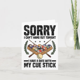 Pool Billard Snooker Cue Player 6 Karte