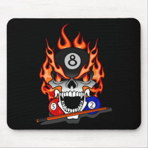 Pool Billiard Geschenk Snooker Cue Sport Damen Mousepad