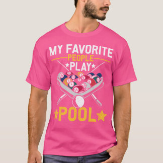 Pool Billiard Team 8 Ball Pool Billiard Player Bil T-Shirt
