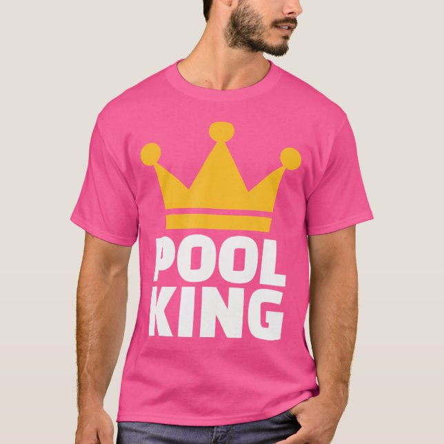 Pool Billiards King T-Shirt (Vorderseite)