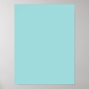 Pool Blue Personalisiert Aqua Aquamarine Farbe Hin Poster
