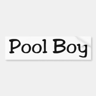 Pool Boy Autoaufkleber