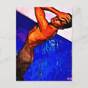 Pool Boy II V Postkarte