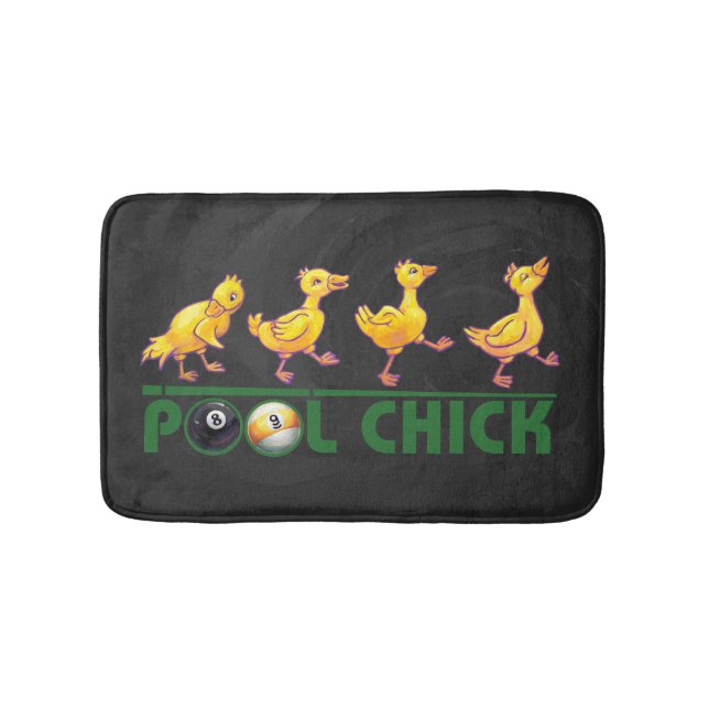 Pool Chick Badematte (Vorderseite)