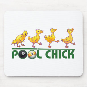 Pool Chick Mousepad