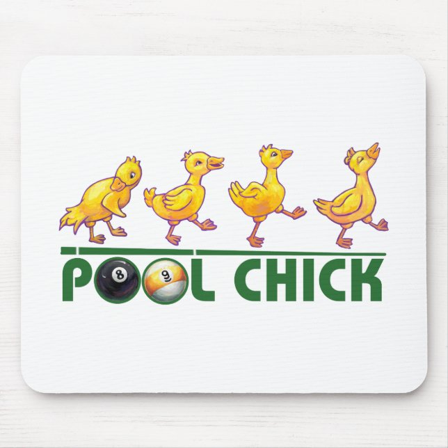 Pool Chick Mousepad (Vorne)