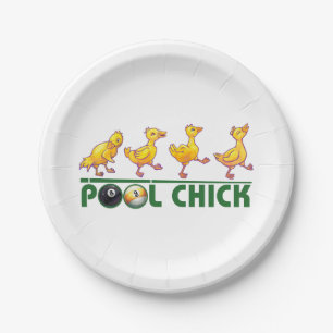 Pool Chick Pappteller