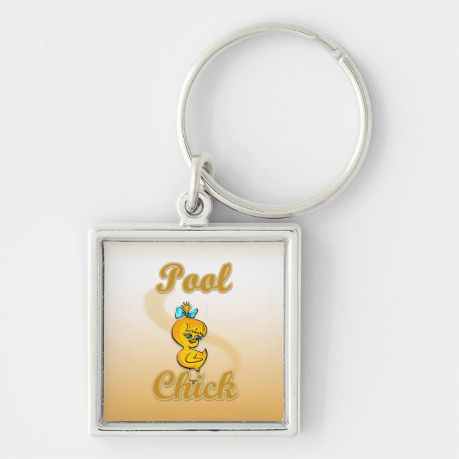 Pool Chick Schlüsselanhänger (Vorne)