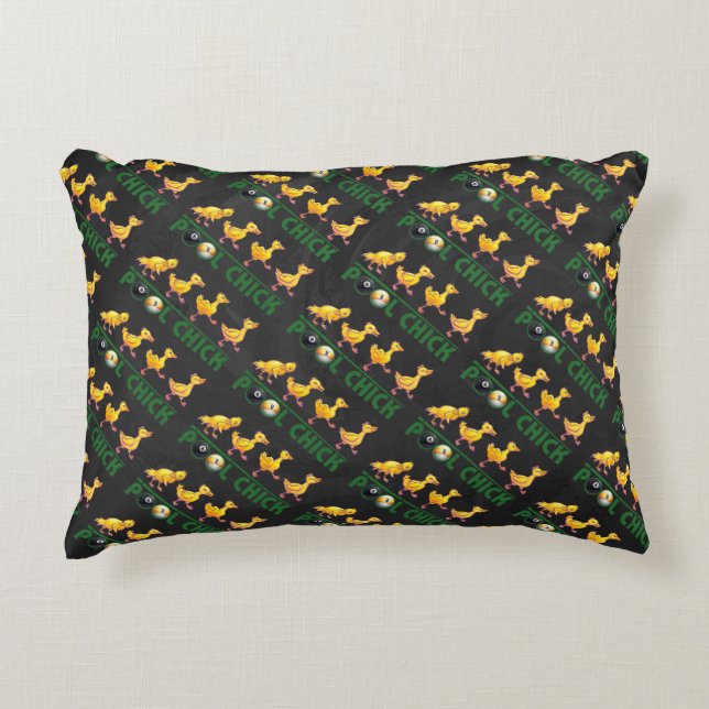 Pool Chick Zierkissen (Vorderseite)