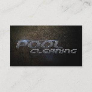 Pool cleaning Business card Visitenkarte
