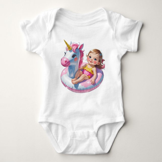 Pool Days Baby Strampler (Vorderseite)