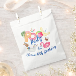 Pool-Gastgeschenk Geschenktütchen
