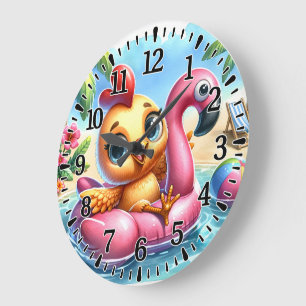 Pool Große Wanduhr