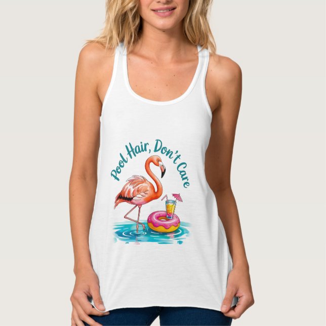Pool Haar, Ist Doch Egal  Tank Top (Vorderseite)