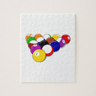 Pool Hall Balls Rack Em Sports Billard Puzzle