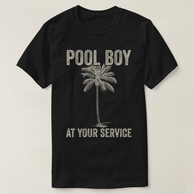 Pool Jungs auf Ihrem Service T-Shirt (Design vorne)