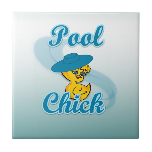 Pool-Küken #3 Fliese (Vorderseite)