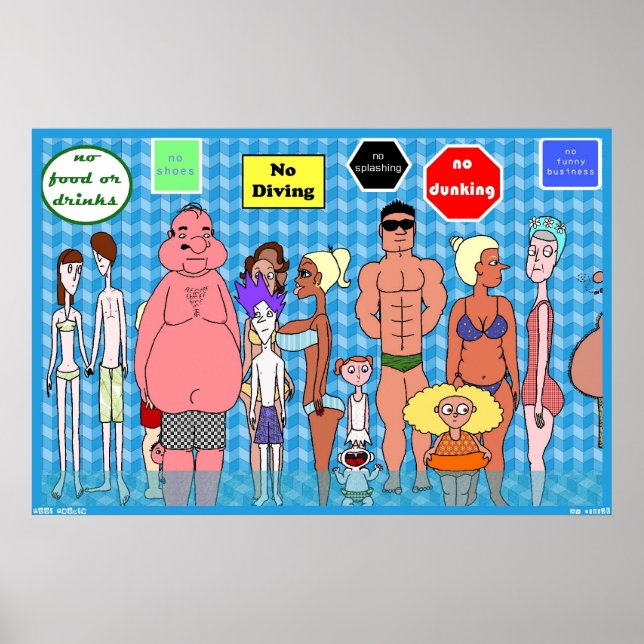 Pool-Leute Poster (Vorne)