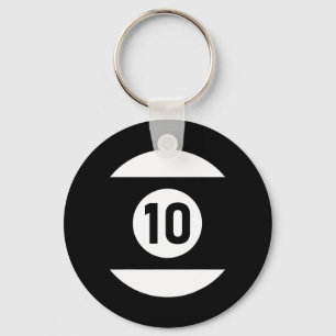 Pool Ll 10 Matching Billiards Geschenk leicht Hall Schlüsselanhänger