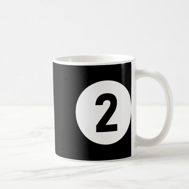 Pool Ll 2 Match Billiards Geschenk leicht Hallowee Kaffeetasse (Rechts)