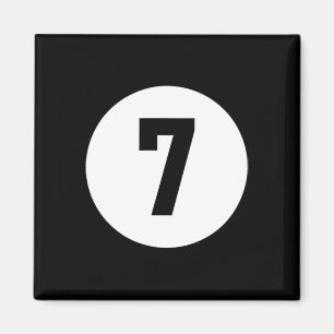 Pool Ll 7 Matching Billiards Geschenk leicht Hallo Magnet