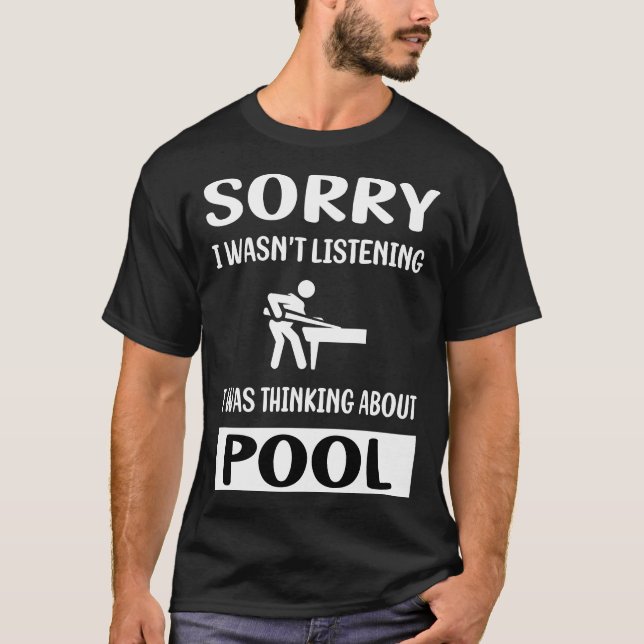 Pool nicht hören T-Shirt (Vorderseite)