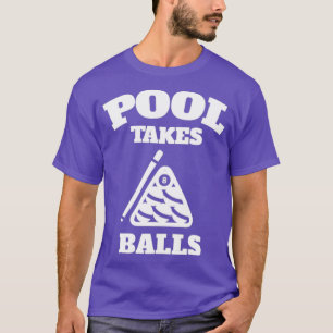 Pool nimmt Balls Punny Pocket Billiard T-Shirt