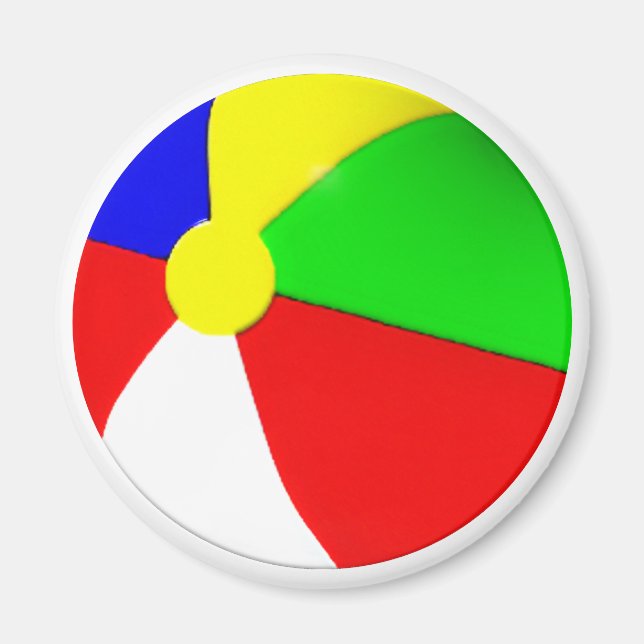 Pool Party Beach Ball Favoriten Magnet (Vorne)