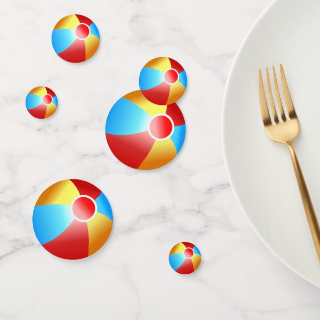 Pool Party Beach Ball Table Confetti Konfetti (Gruppe)