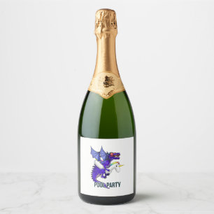 Pool Party-Drache Einhorn Float-Shirt Drachen-Gesc