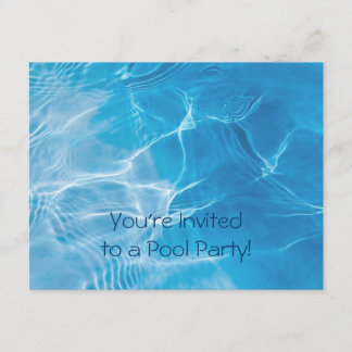 Pool-Party Einladung