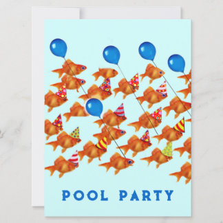 Pool-Party Einladungen