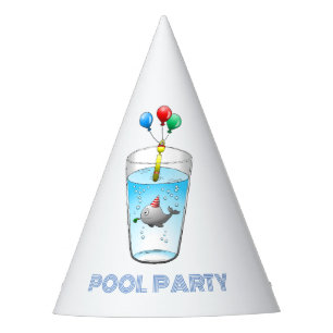 Pool Party Geburtstag Partyhütchen