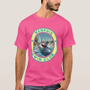 Pool Party Memphis TN Hai Thema Schwimmen Souvenir T-Shirt