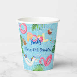 Pool-Party Pappbecher
