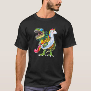 Pool Party Rex Dinosaur Einhorn Float Summer Vacat T-Shirt