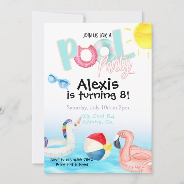 Pool-Party, Sommer-Party, Party (Vorderseite)