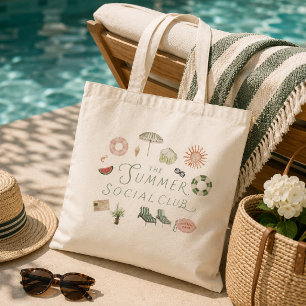Pool Party Sommer Social Club-Tragetasche Tragetasche