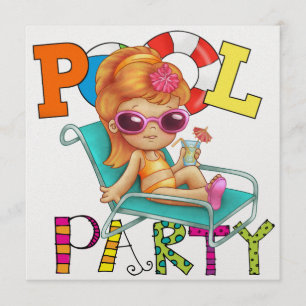 Pool-Party - SRF Einladung