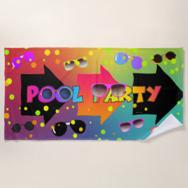 Pool-Party Strandtuch