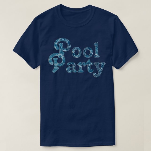 Pool-Party T-Shirt (Design vorne)