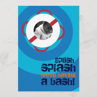 Pool-Party und Beach-Einladung Einladung