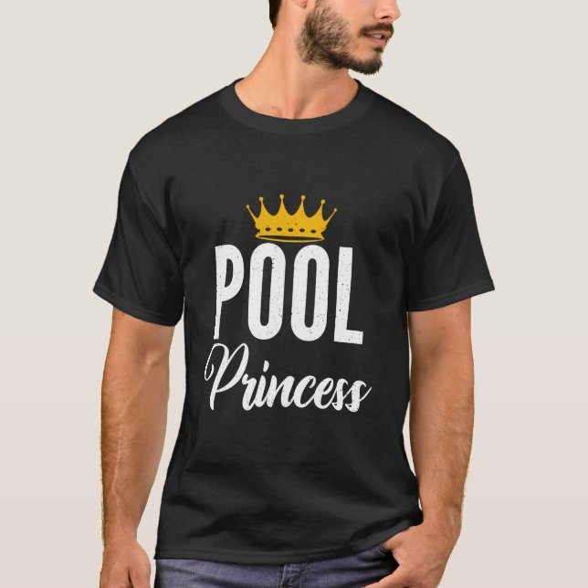 Pool Princess Pool Billiards Princess T-Shirt (Vorderseite)