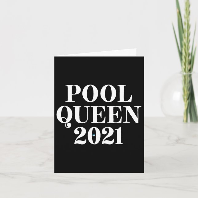 Pool Queen 2021 - Billard Karte (Vorderseite)