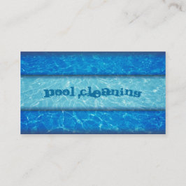Pool-Reinigungs-Visitenkarte Visitenkarte
