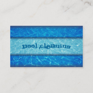 Pool-Reinigungs-Visitenkarte Visitenkarte